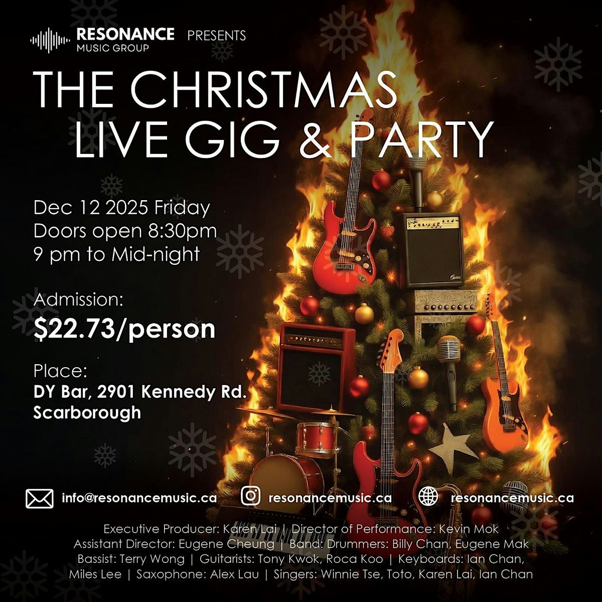 Resonance Music Presents: The Christmas Live Gig & Party