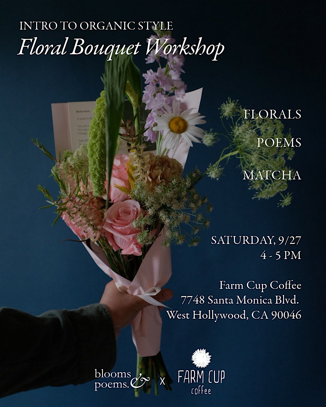 Intro to Organic Style Floral Bouquet Workshop