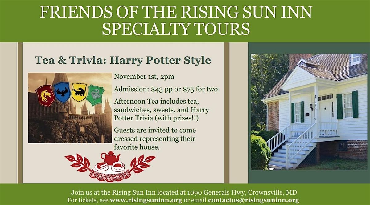 Harry Potter Afternoon Tea and Trivia