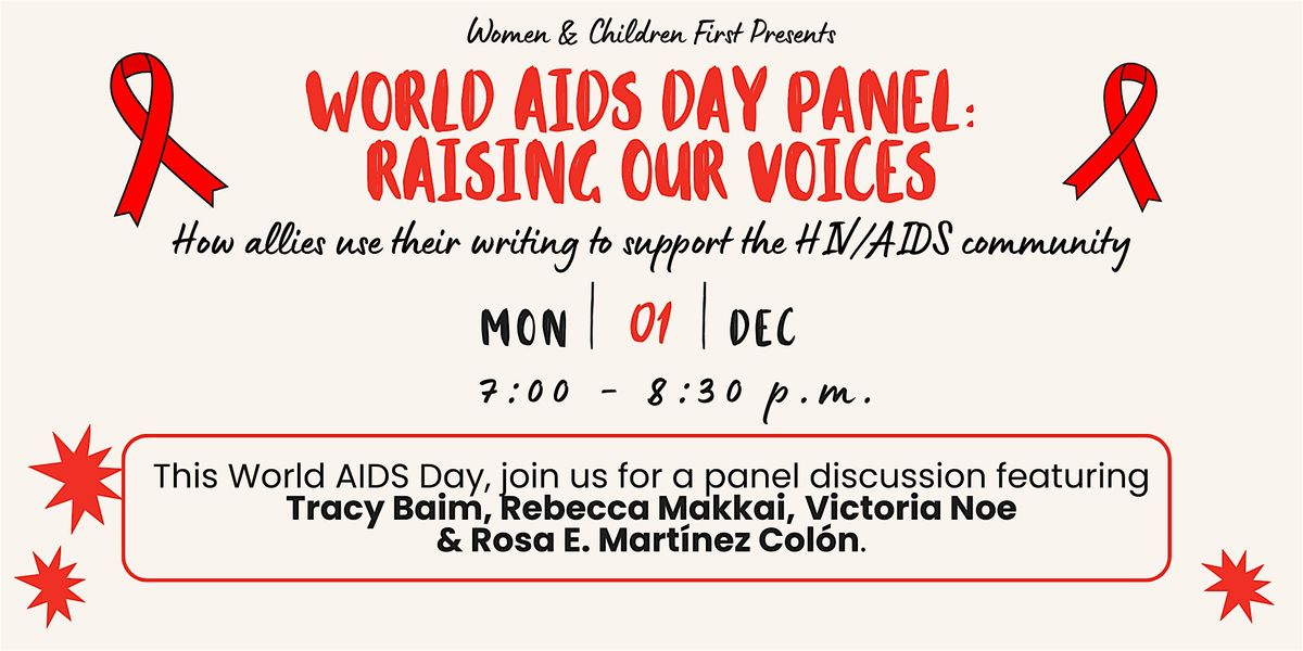 World Aids Day Panel: Raising Our Voices