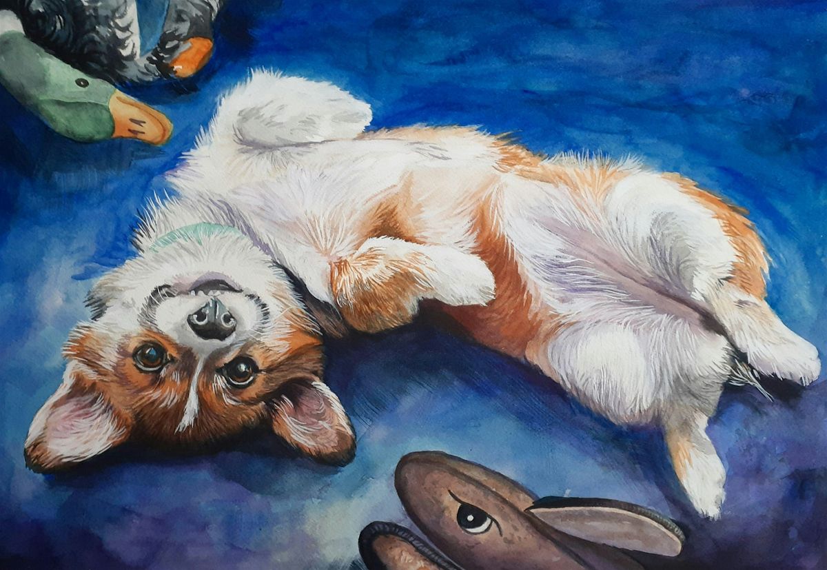 Paint Your Pet in Watercolor with Instructor Hannah Complin