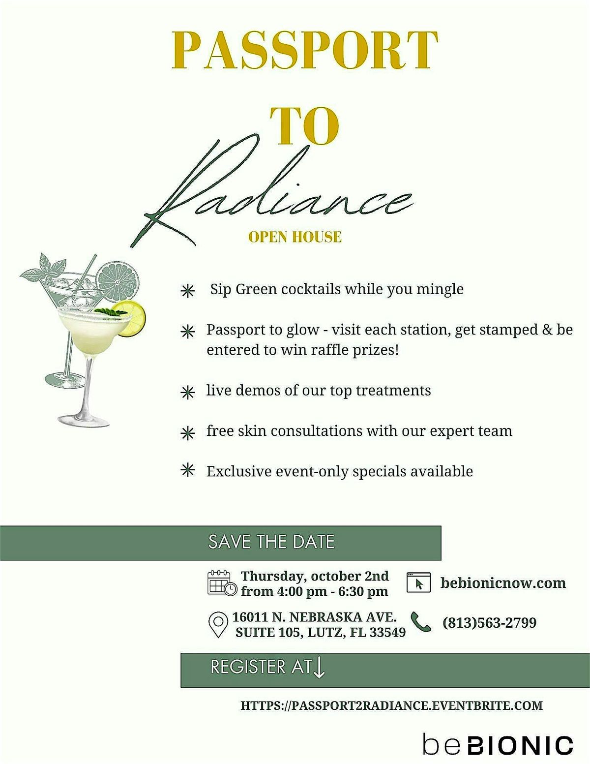 Passport to radiance open house