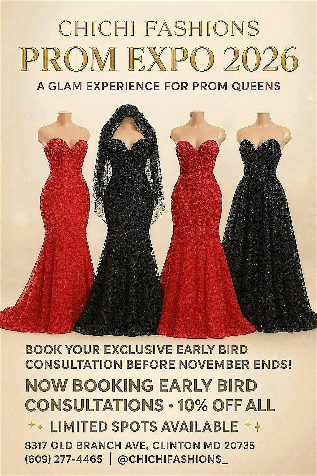 Prom Dress Expo and Massive Sales and store opening