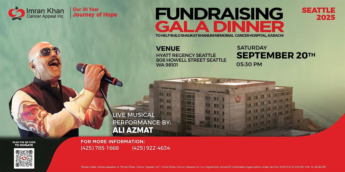 Shaukat Khanum Fundraising Gala Dinner in Seattle, USA