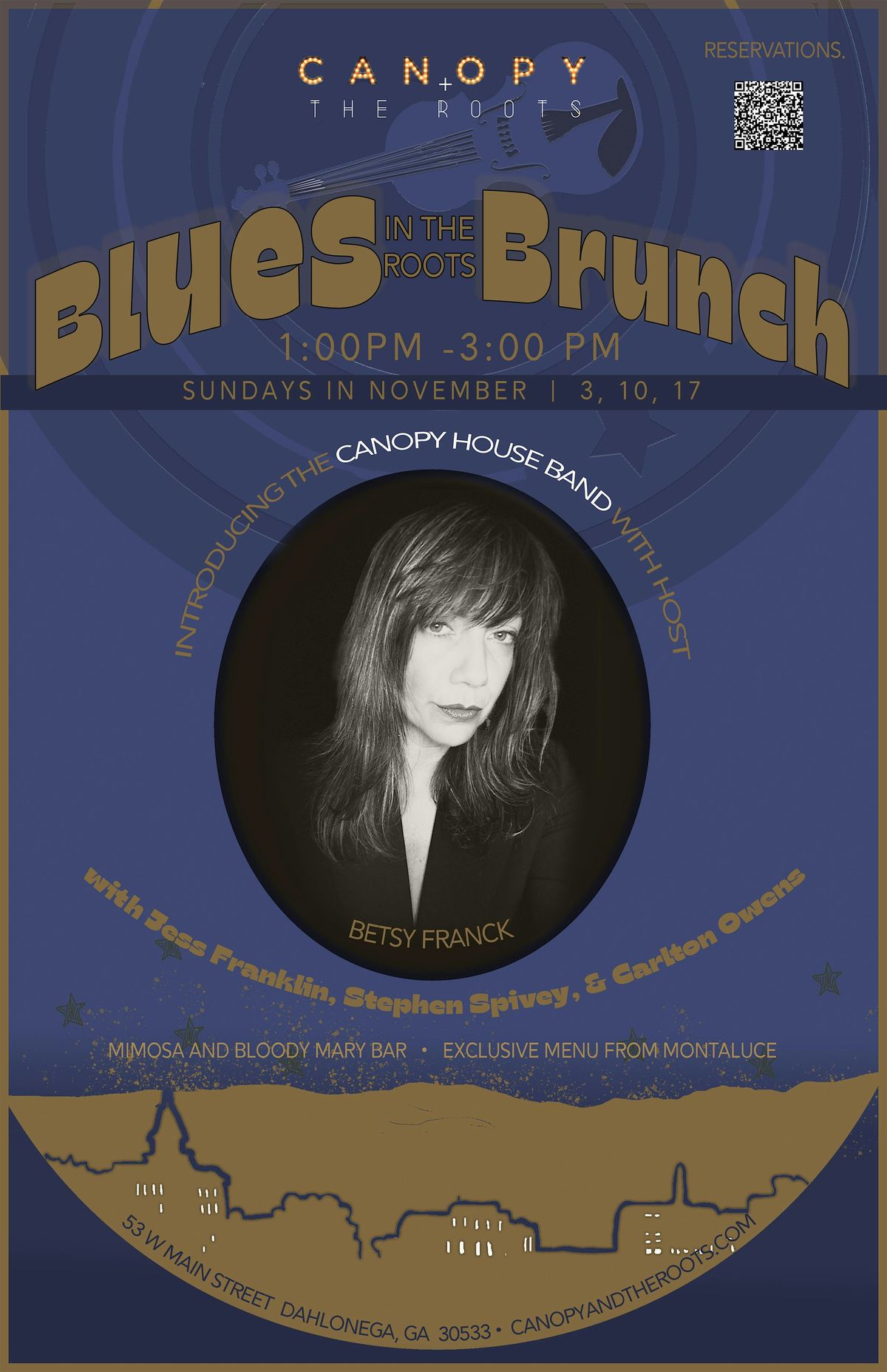 BLUES BRUNCH soul food and sound LIVE in the speakeasy Canopy + the