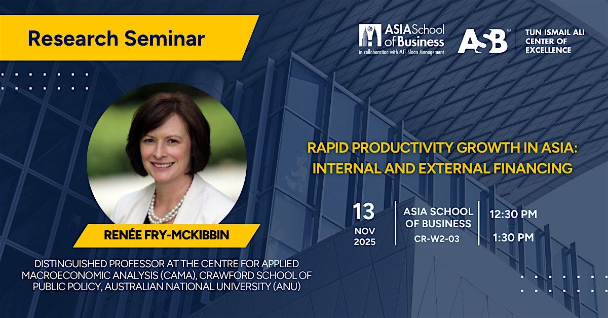 TIACOE Research Seminar: Professor Ren\u00e9e Fry-McKibbin