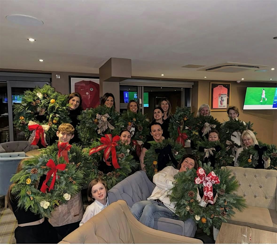 Christmas wreath workshop