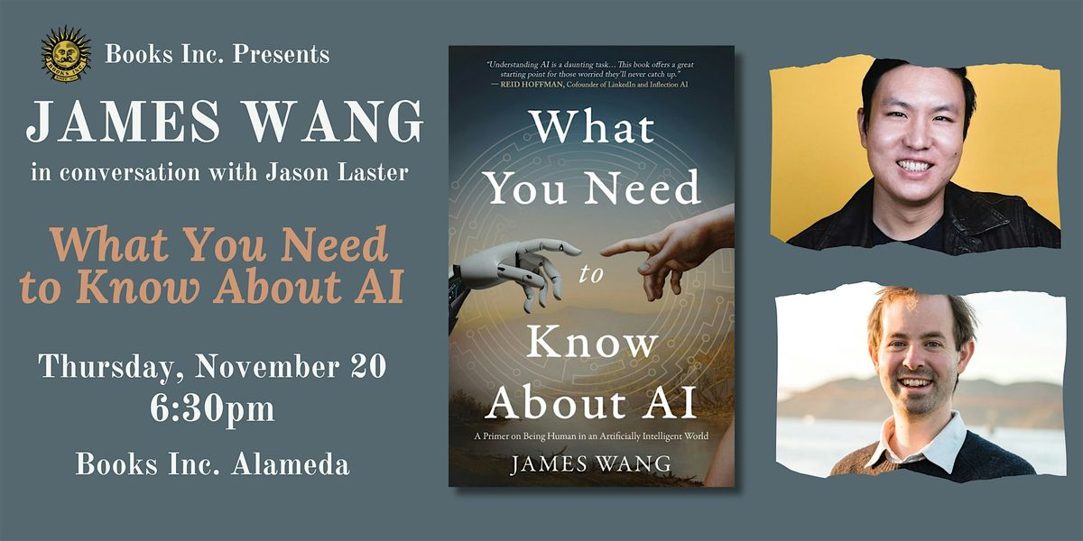 JAMES WANG at Books Inc Alameda
