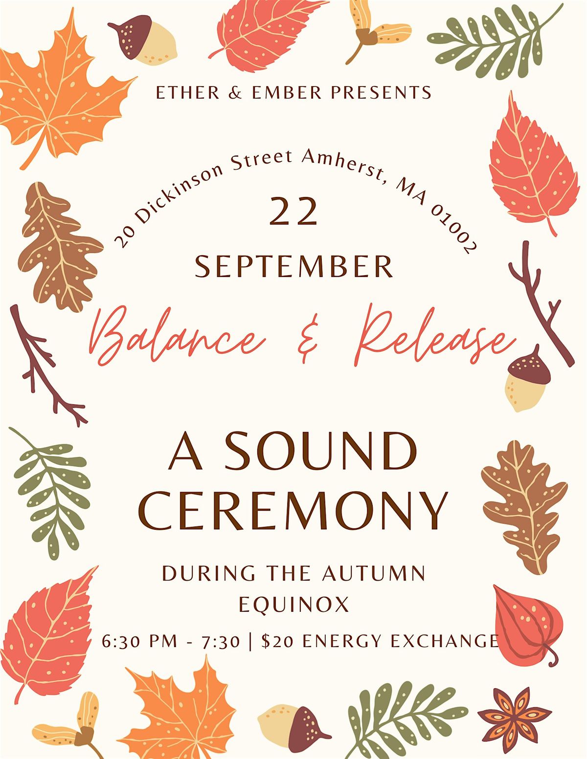 Balance & Release: A Sound Ceremony