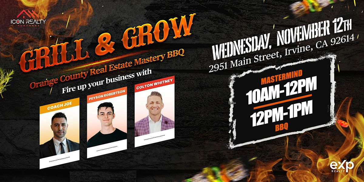 Grill & Grow \u2013 November 12th