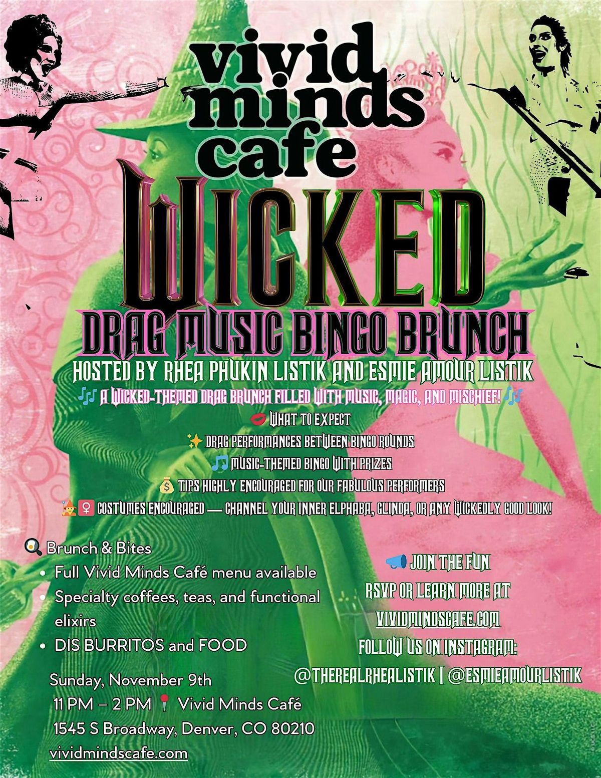 Wicked Drag Music Bingo Brunch!