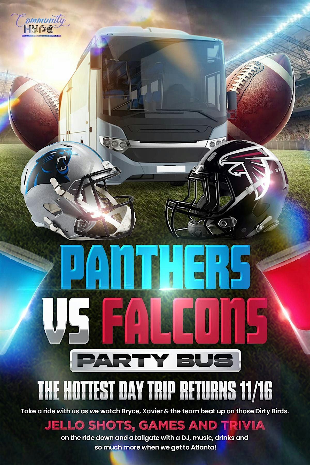 Battle of the South: Panthers v. Falcons Road Trip 2.0