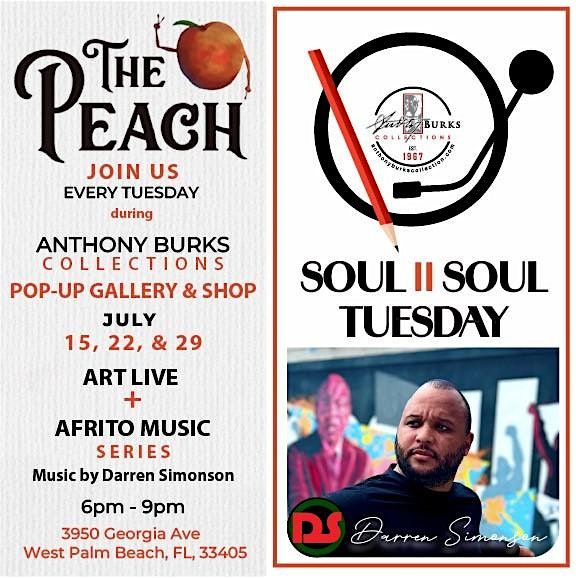 SOUL II SOUL TUESDAY at the Peach