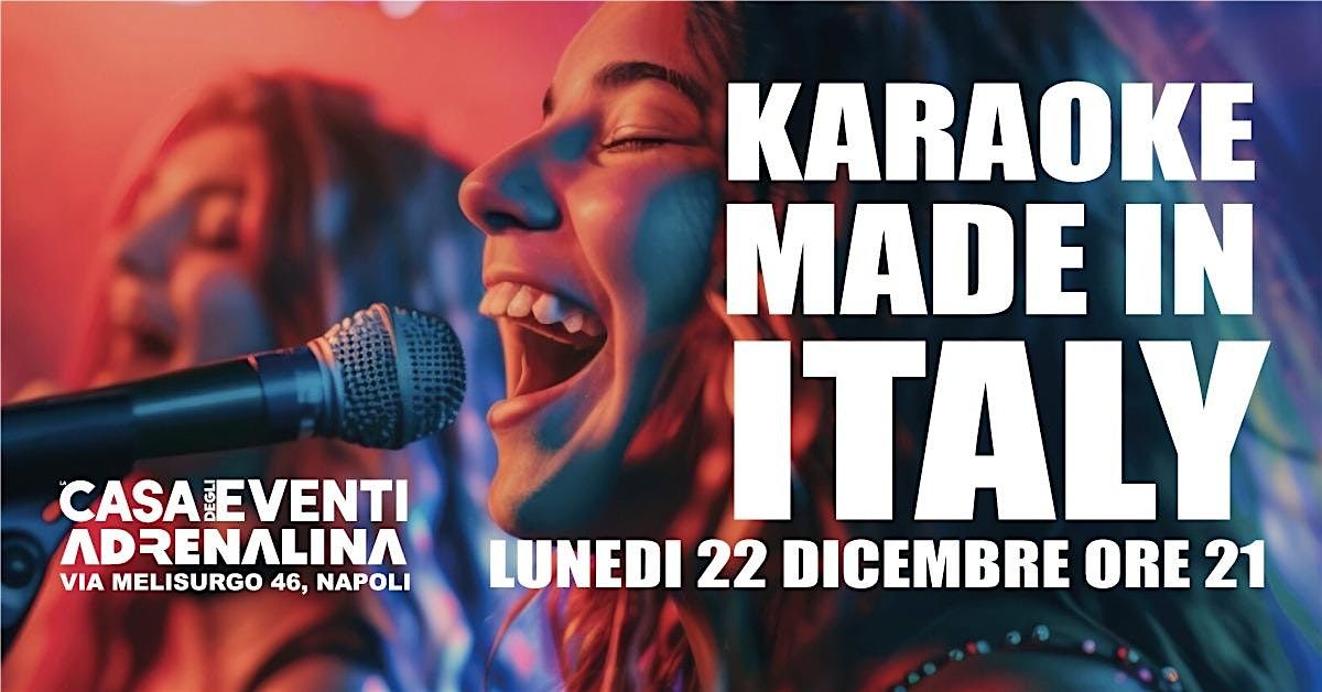 musica Italiana con il Karaoke.