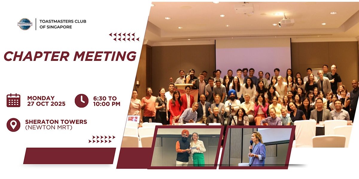 Discover Public Speaking with Toastmasters @ Sheraton Towers