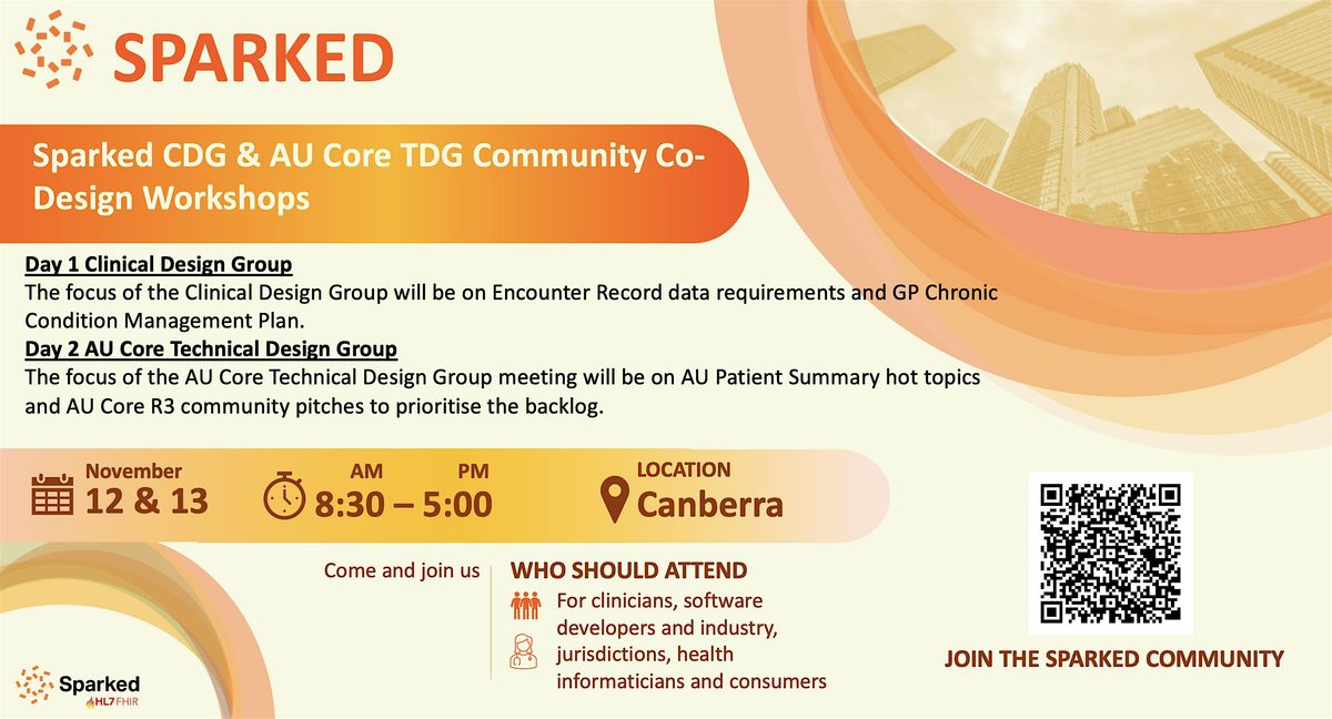 Sparked CDG & AU Core TDG Community Co-Design Workshops