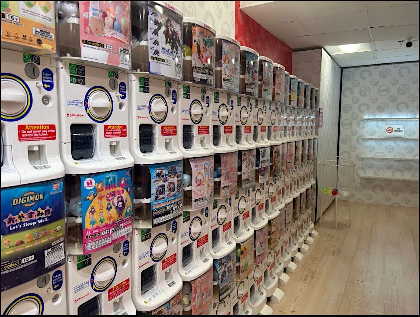 Gashapon Grand Opening Parks Mall Arlington at The Parks Mall