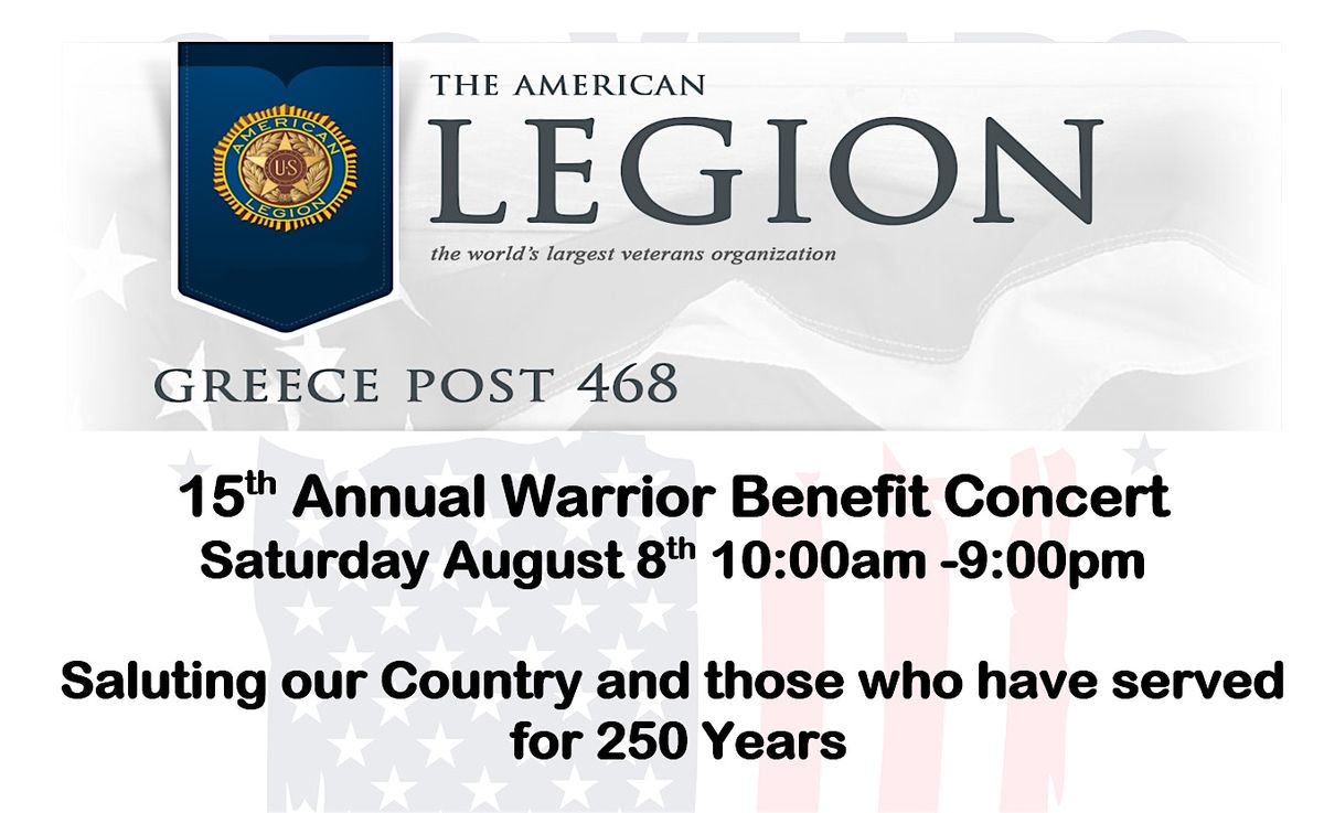 15th Annual Warrior Benefit Concert