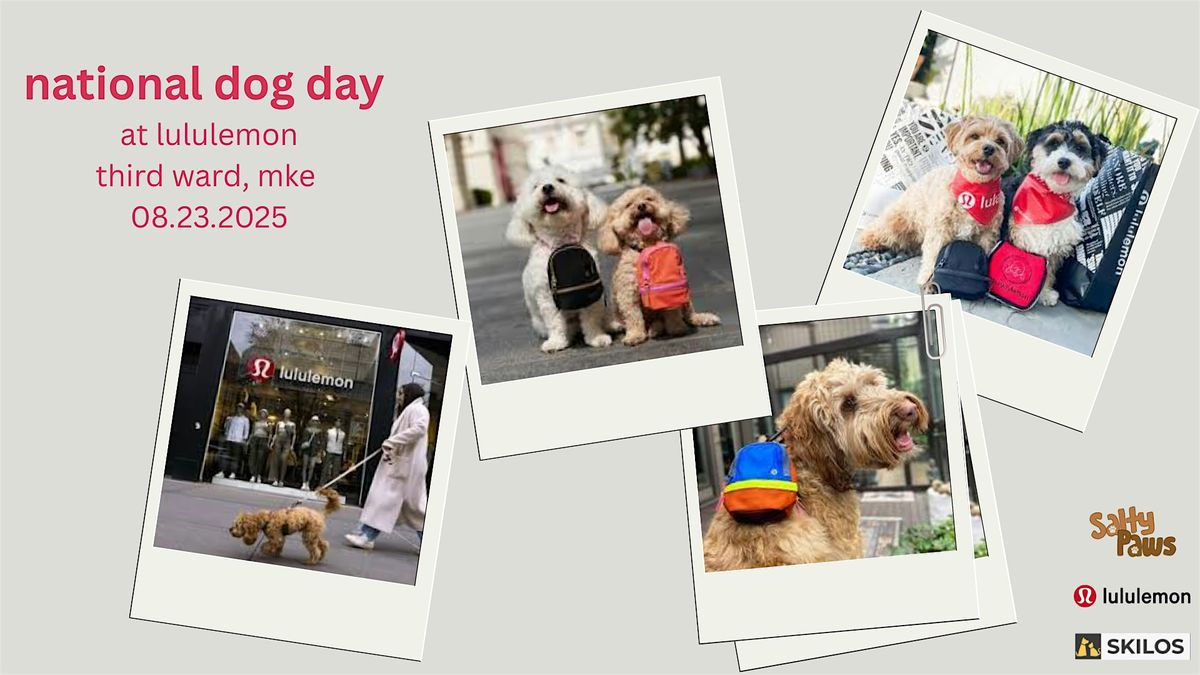 National Dog Day at lululemon