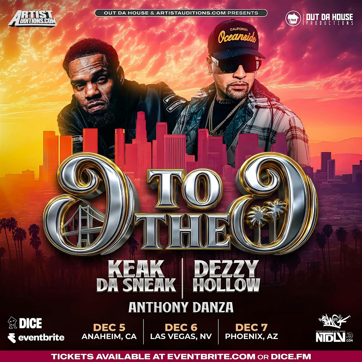 KEAK DA SNEAK & DEZZY HOLLOW Live at 99 BOTTLES