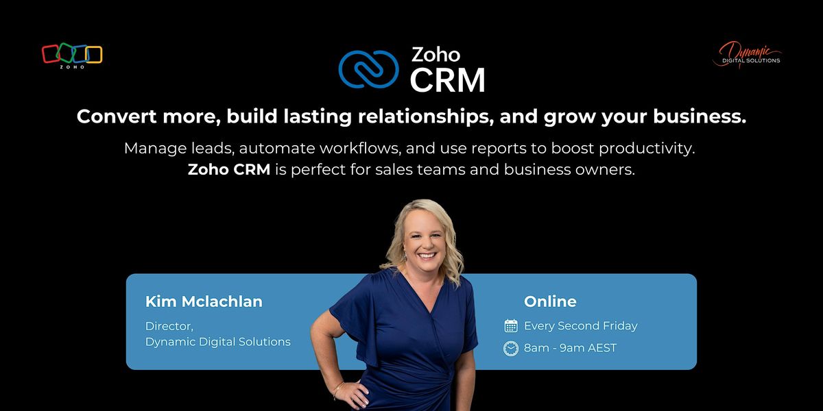 Zoho CRM Training Online - Adelaide