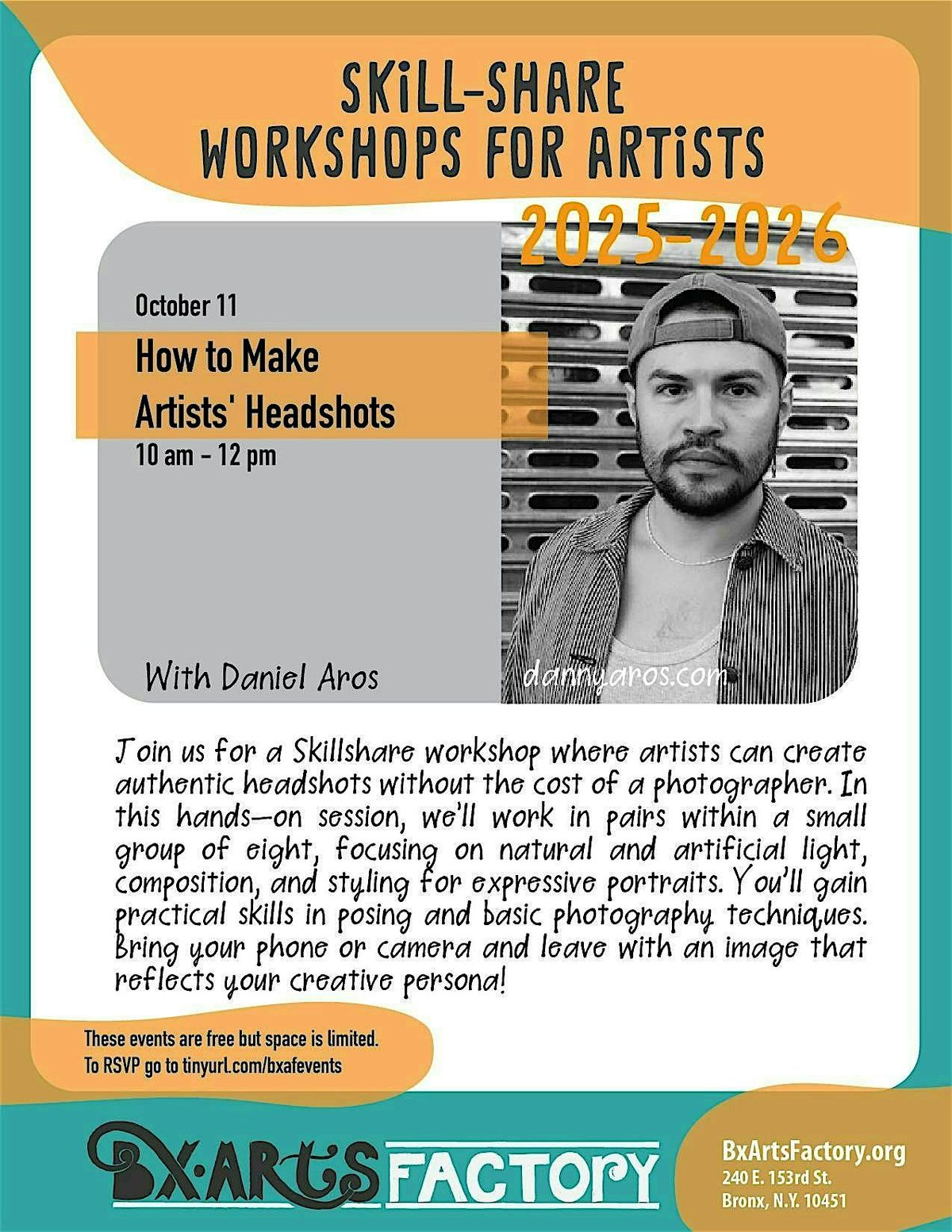 How to Make Artists' Headshots with Danny Aros