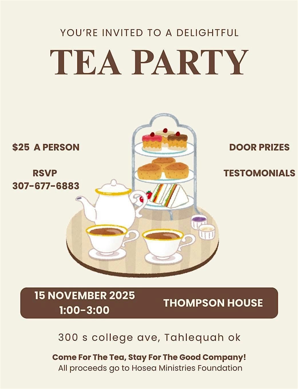 Sip Tea For A Cause