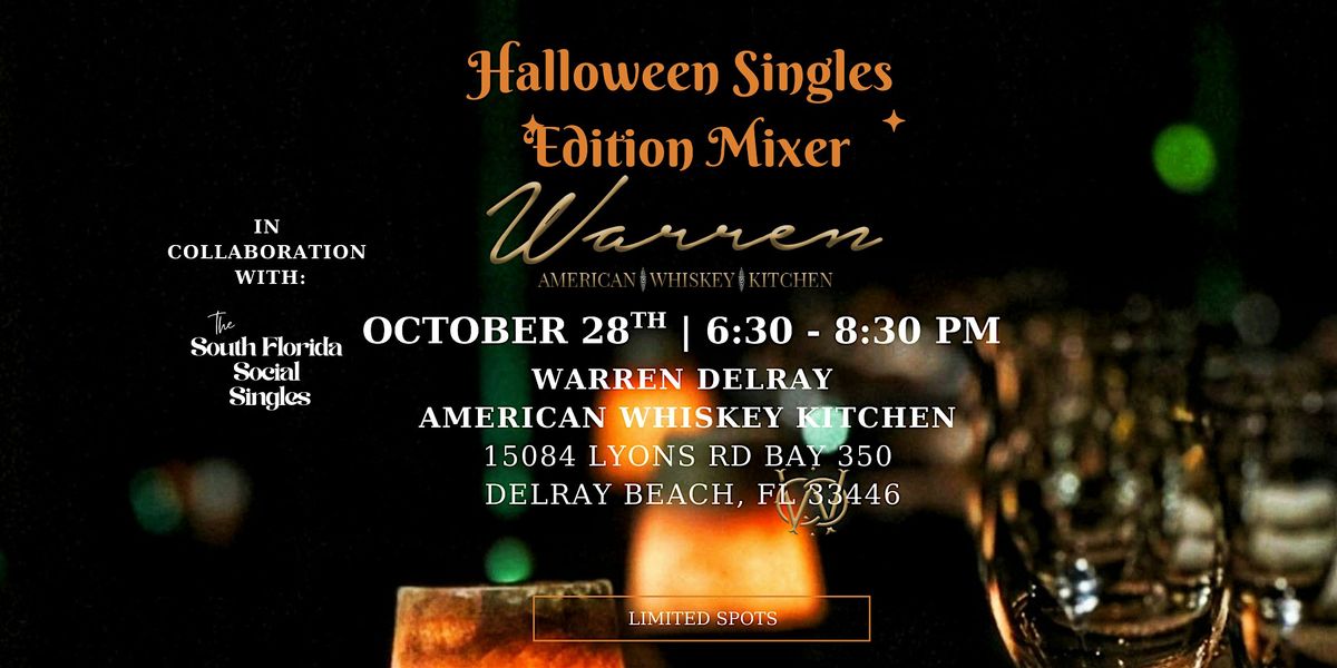 Halloween Singles Edition Event Mixer!