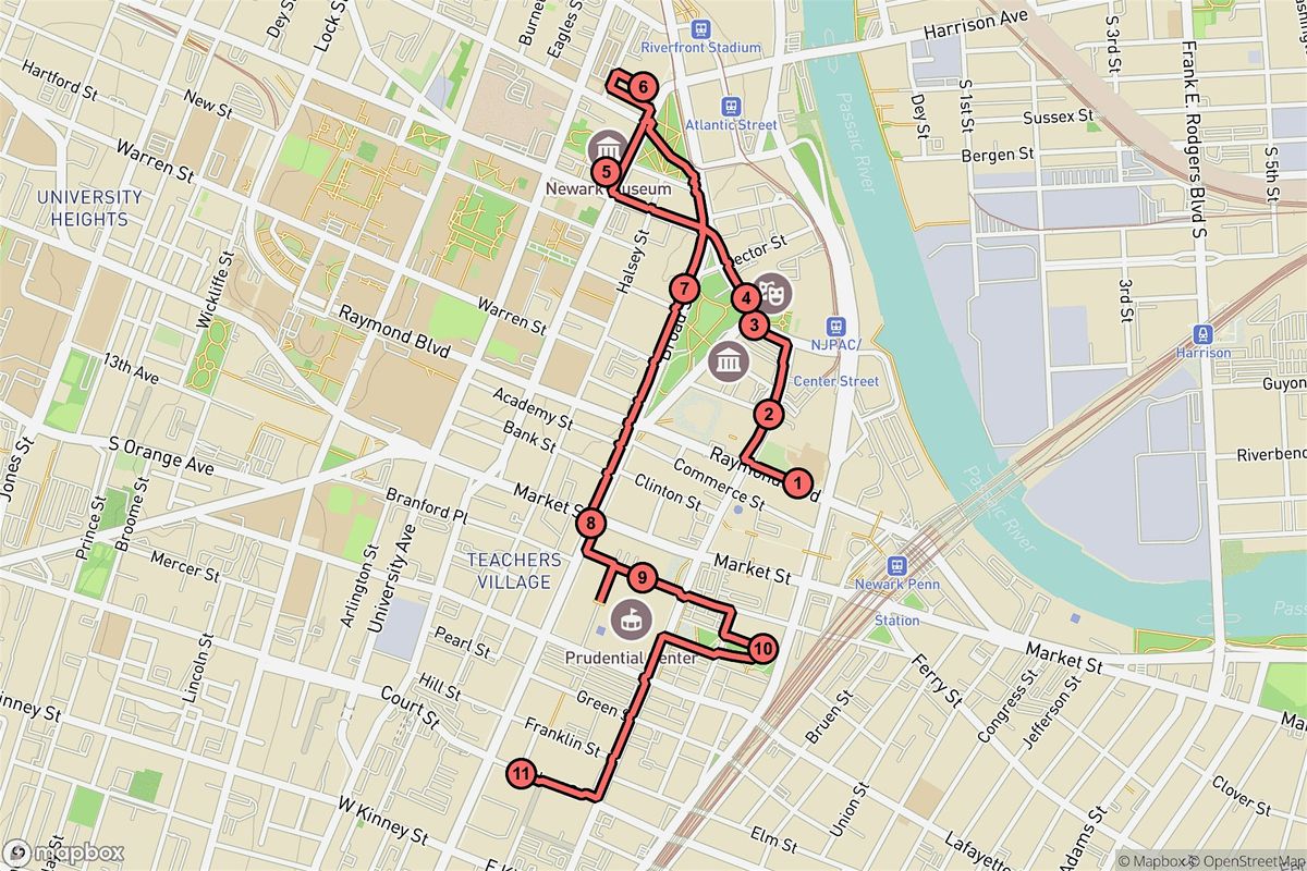 Newark Audio Tour: History, Arts & Legends of Downtown Landmarks