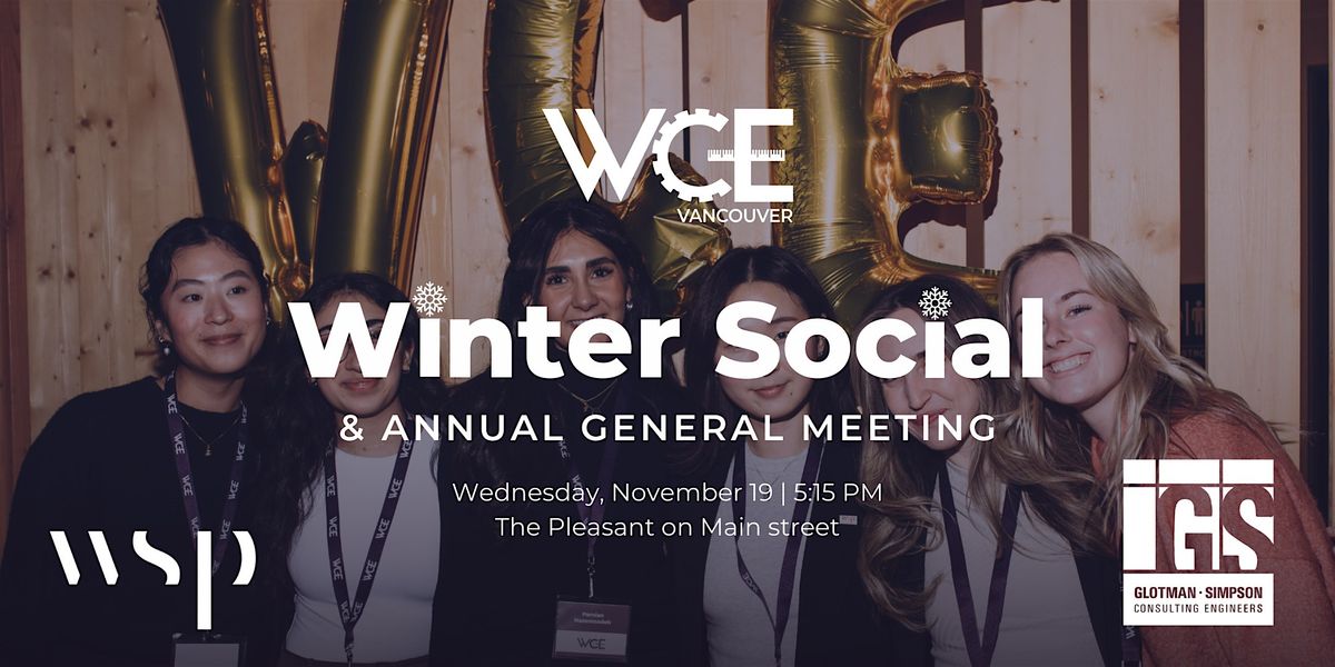 WCE Winter Social and AGM