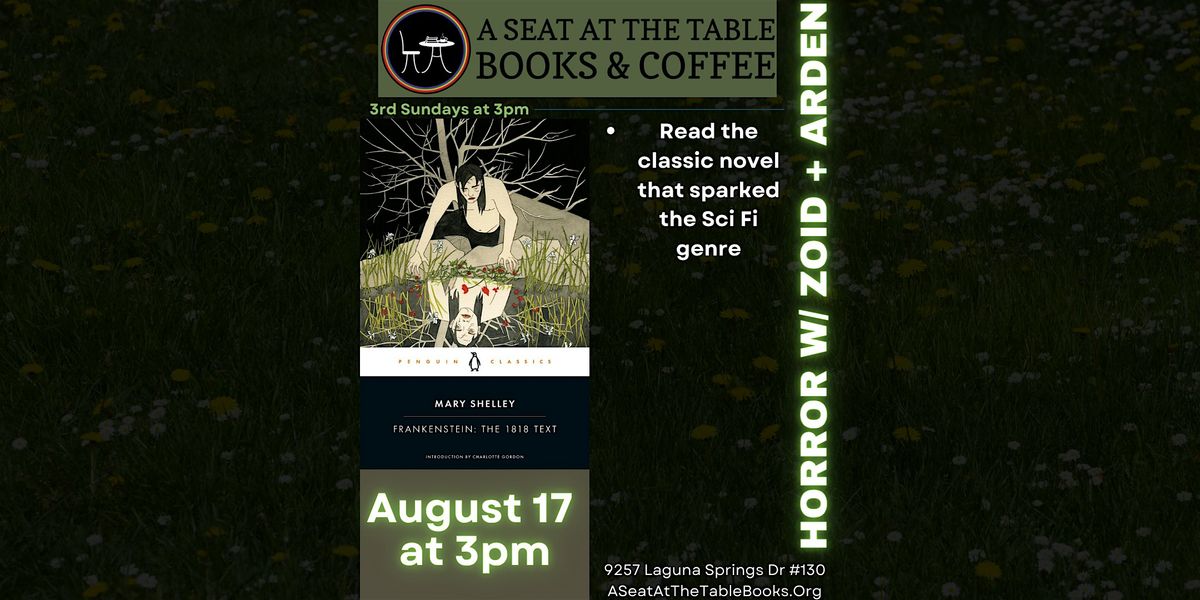 Horror Book Club w\/ Zoid and Arden: Frankenstein (1818 text)