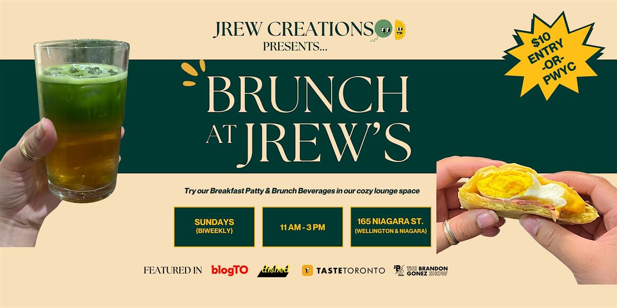Brunch at Jrew's: Breakfast Jamaican Patties + Brunch Beverages
