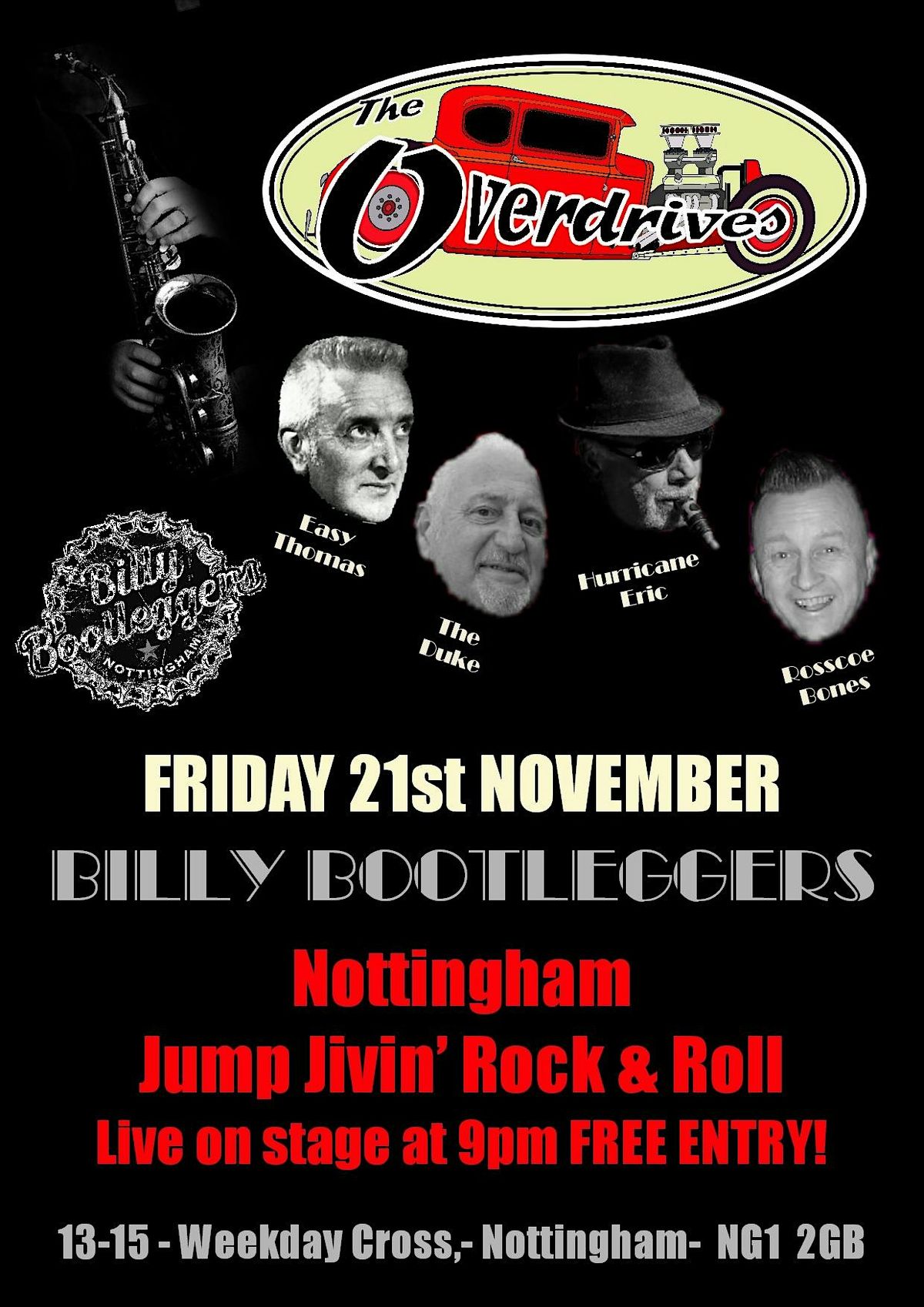 The Overdrives - Live @ Billy's