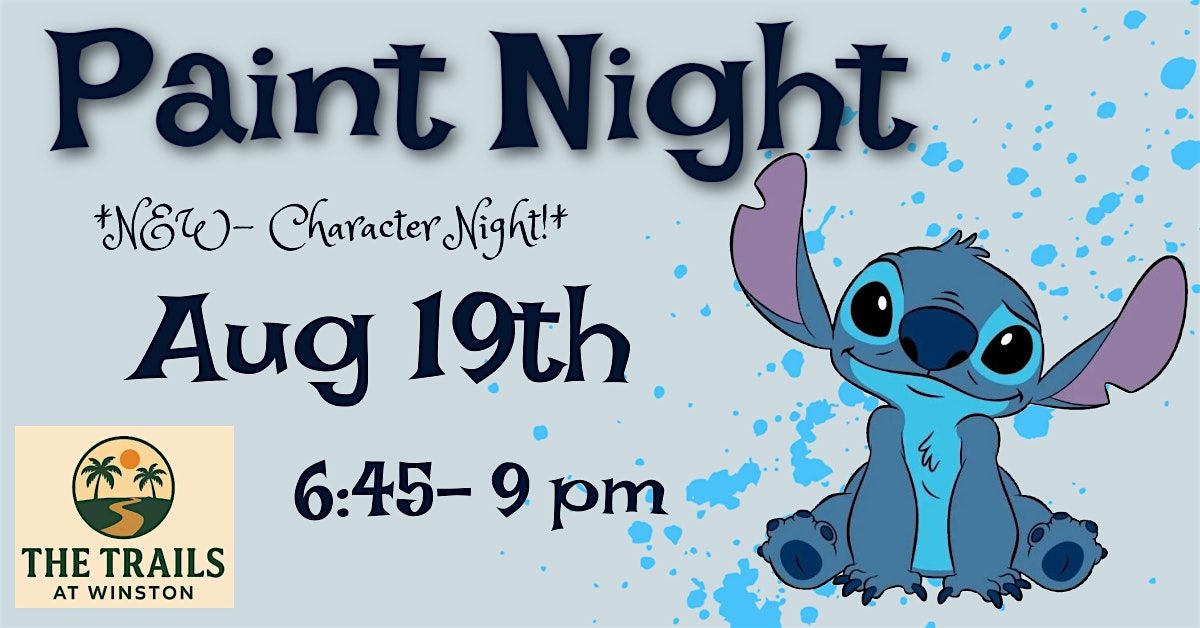 Paint your own character Night
