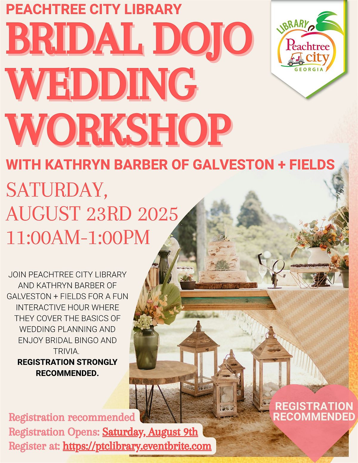 Bridal Dojo Wedding Workshop