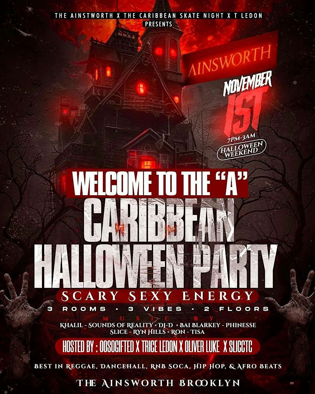 Welcome to the \u201cA\u201d Caribbean Halloween Party