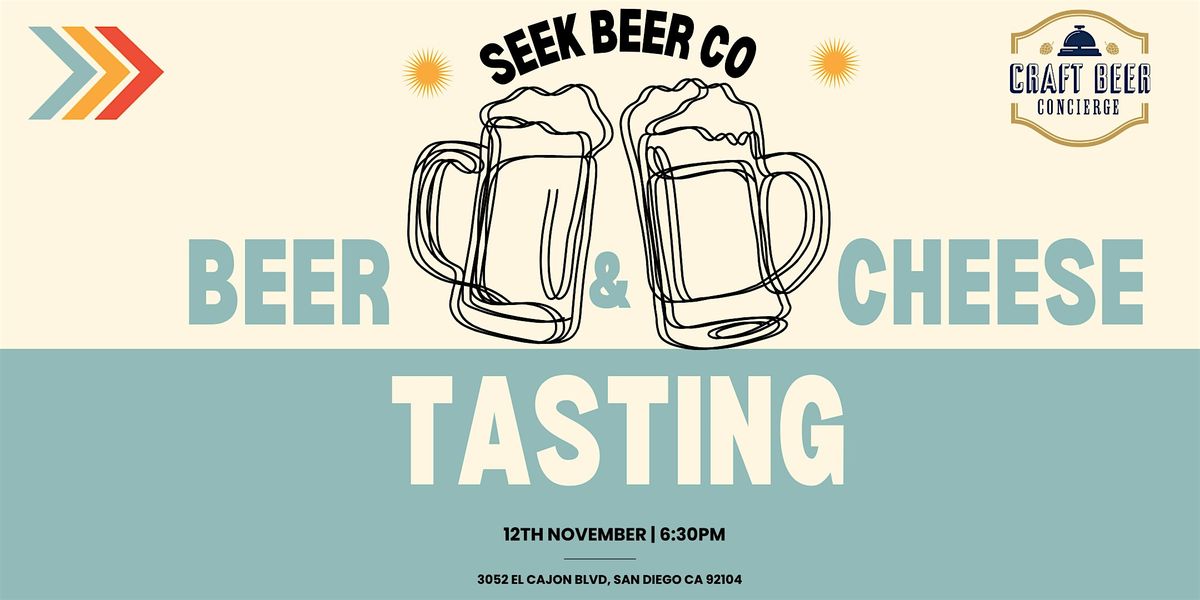 Beer & Cheese Tasting at Seek Beer Co