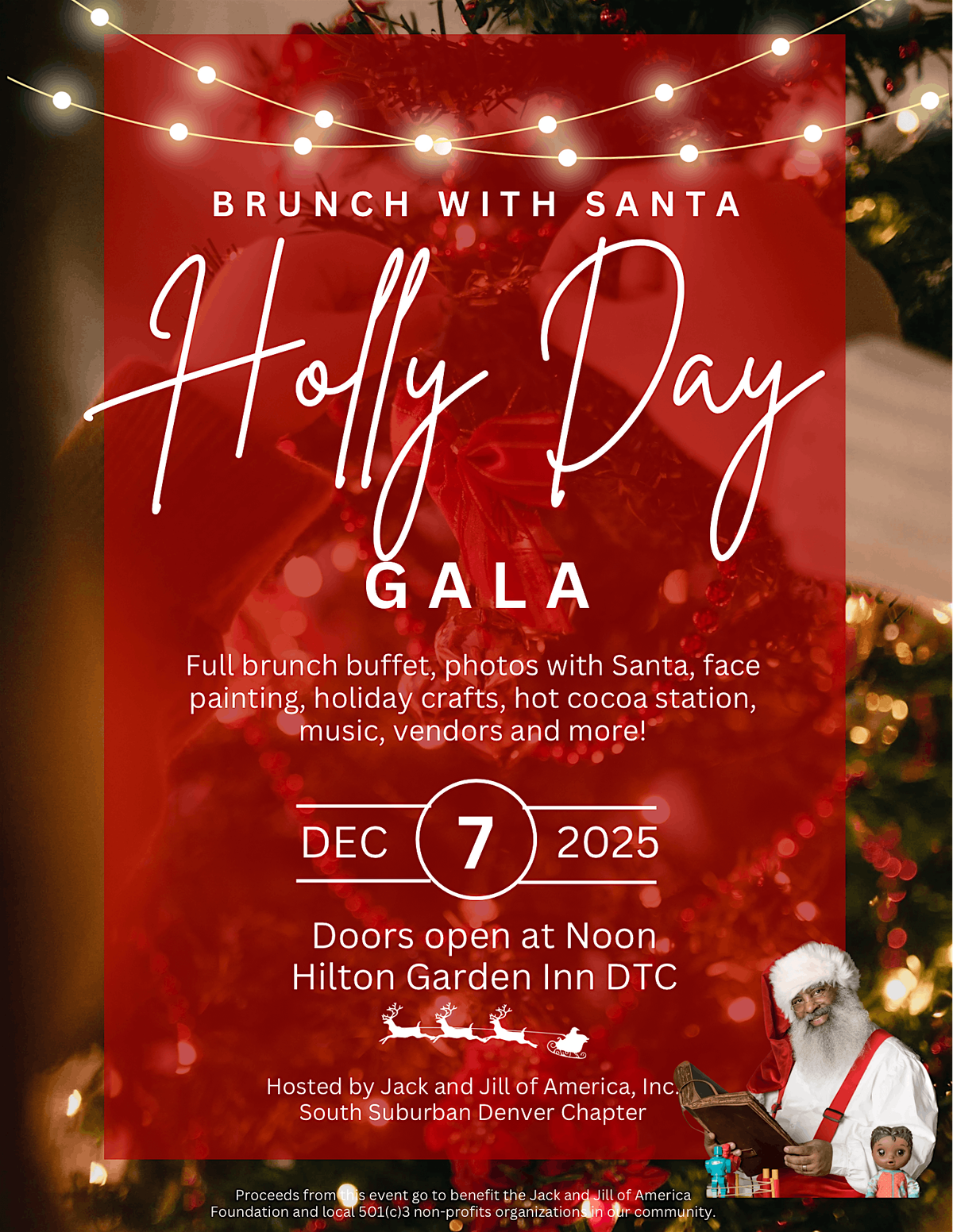 2025 Brunch with Santa Holly-day Gala