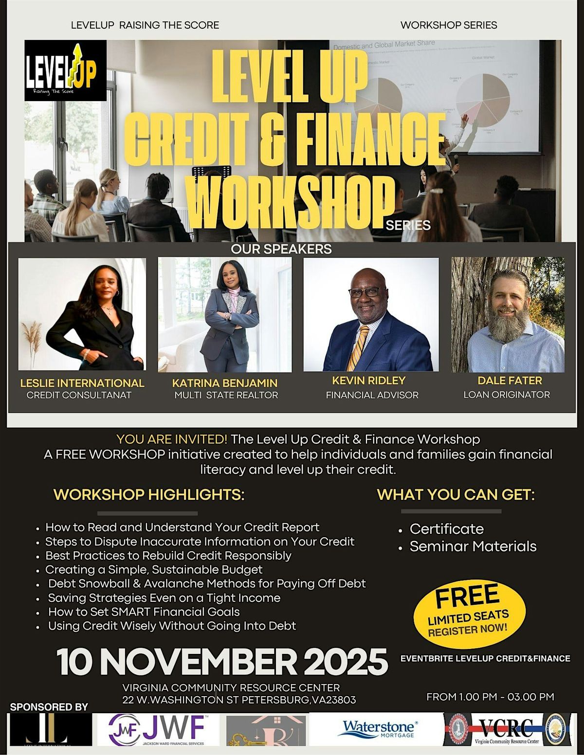 LEVEL UP CREDIT & FINANCE WORKSHOP