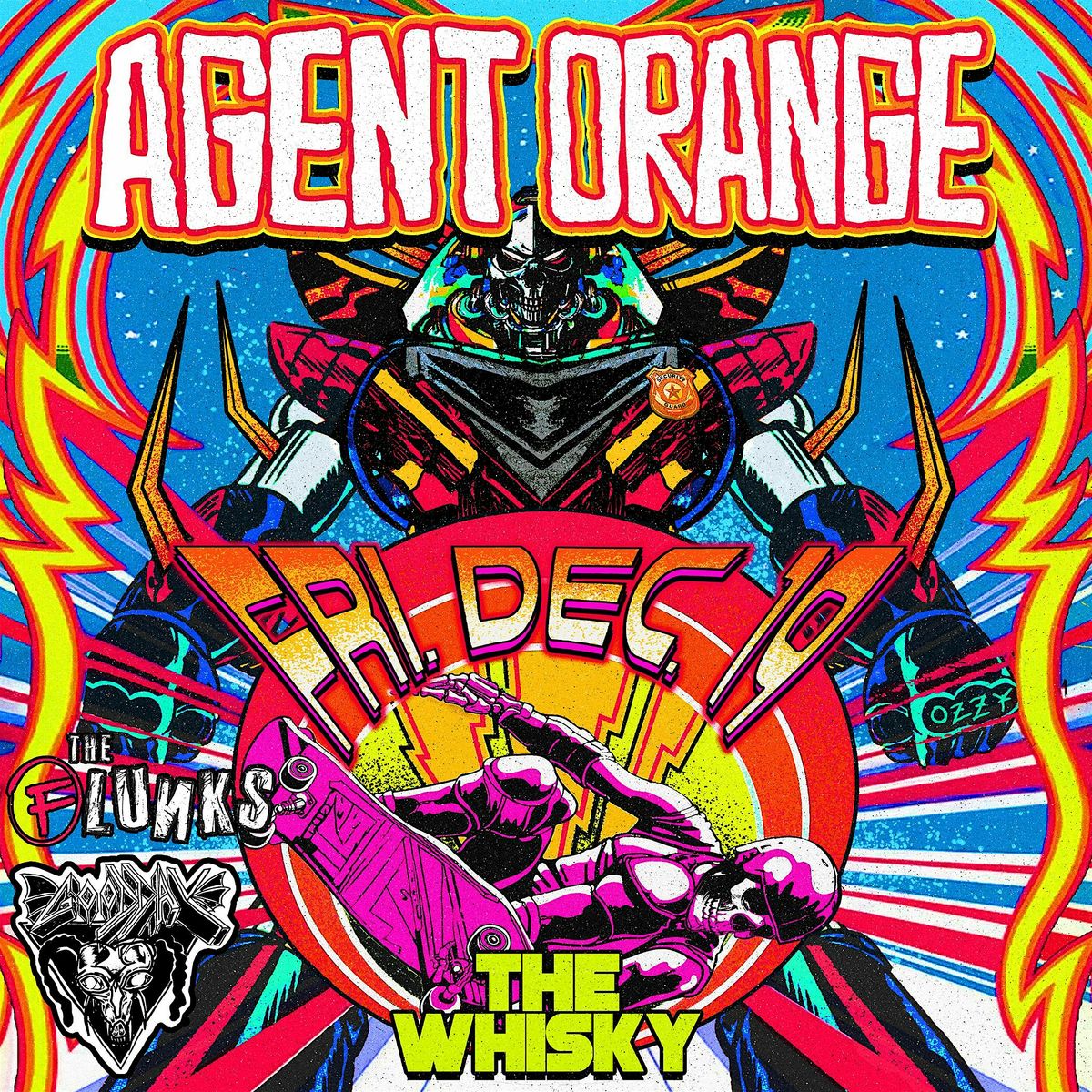 Agent Orange, The Flunks, The Raskins, and Good Day @ the Whisky A Go Go