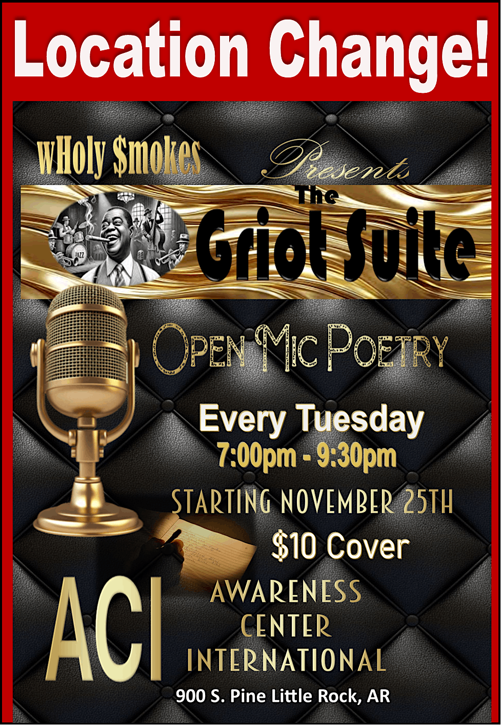 wHoly Smokes Presents Open Mic Poetry Nights