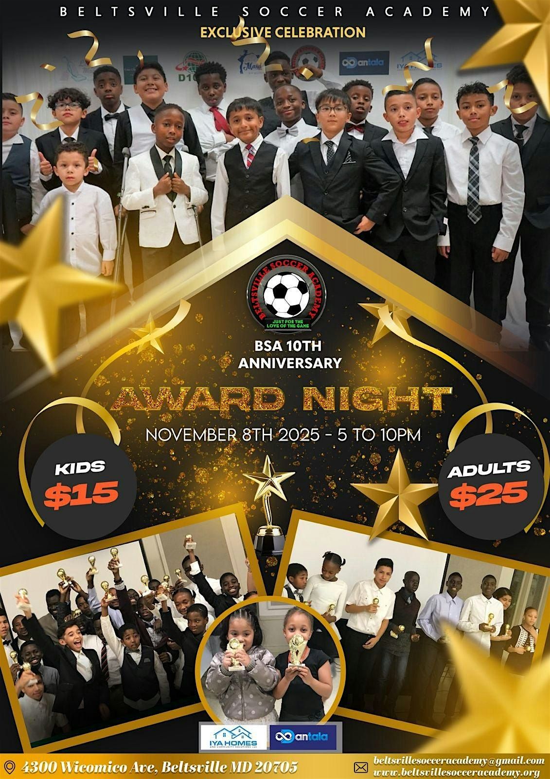 BSA 10th Anniversary Award Night