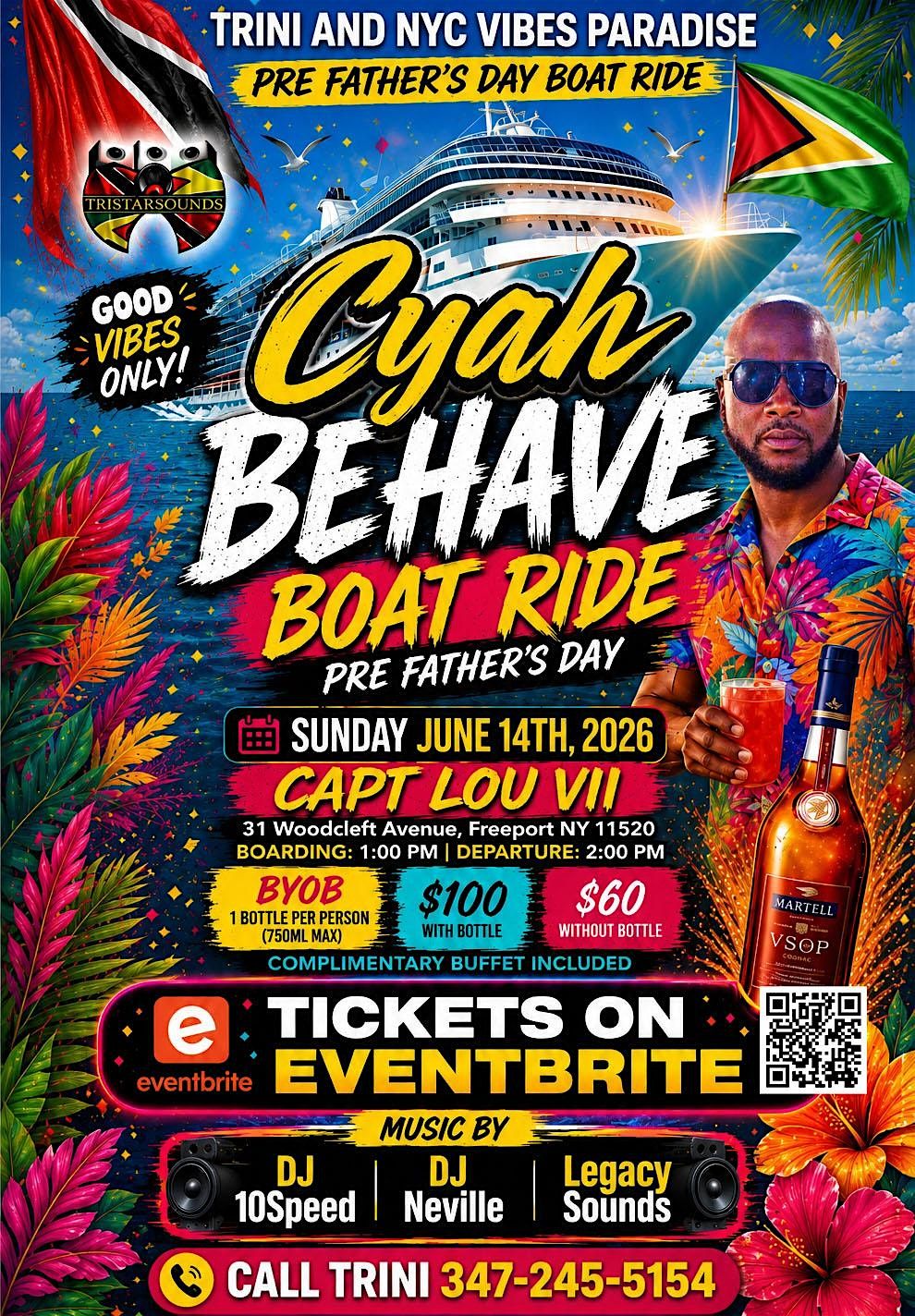Cyah Behave Boat Ride Pre-FATHER\u2019S DAY EDITION