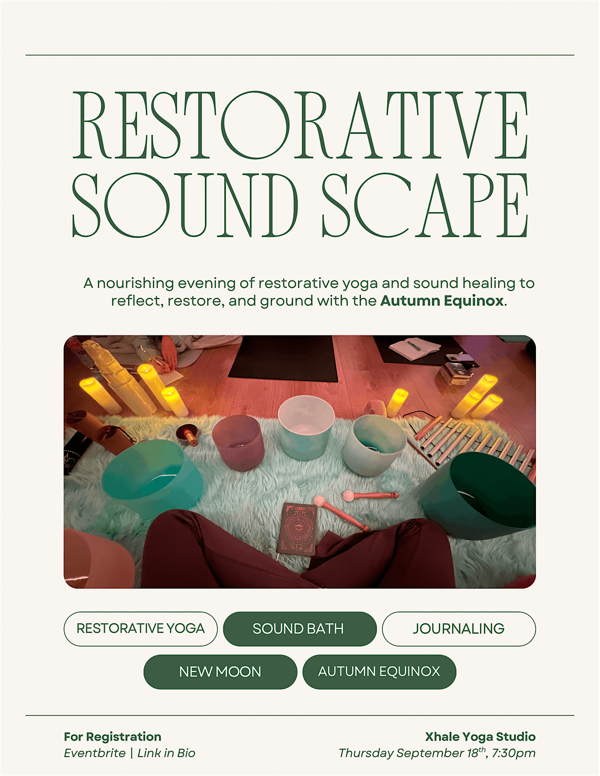 Restorative Soundscape: New Moon & Autumn Equinox