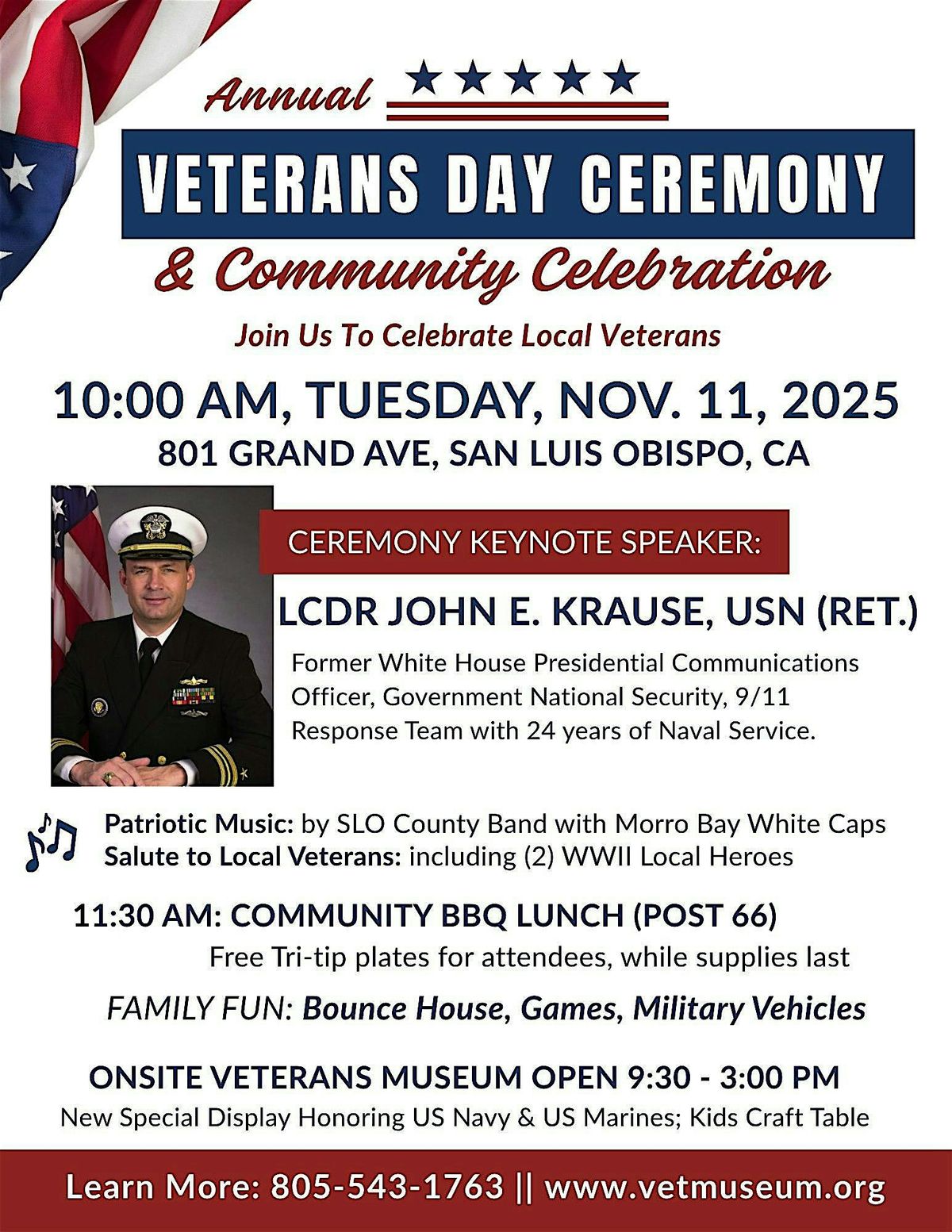 Veterans Day Ceremony and Community Celebration