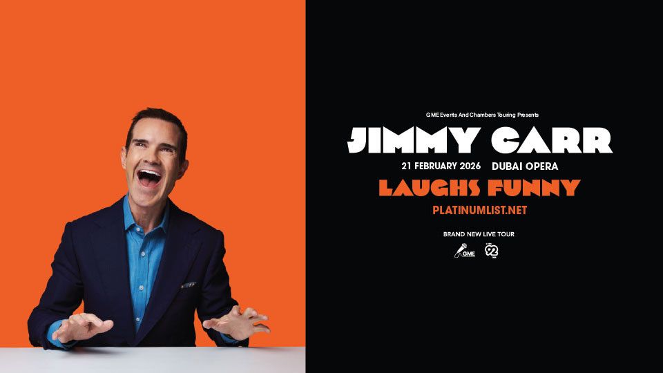 Jimmy Carr \u2018Laughs Funny\u2019 Live at Dubai Opera