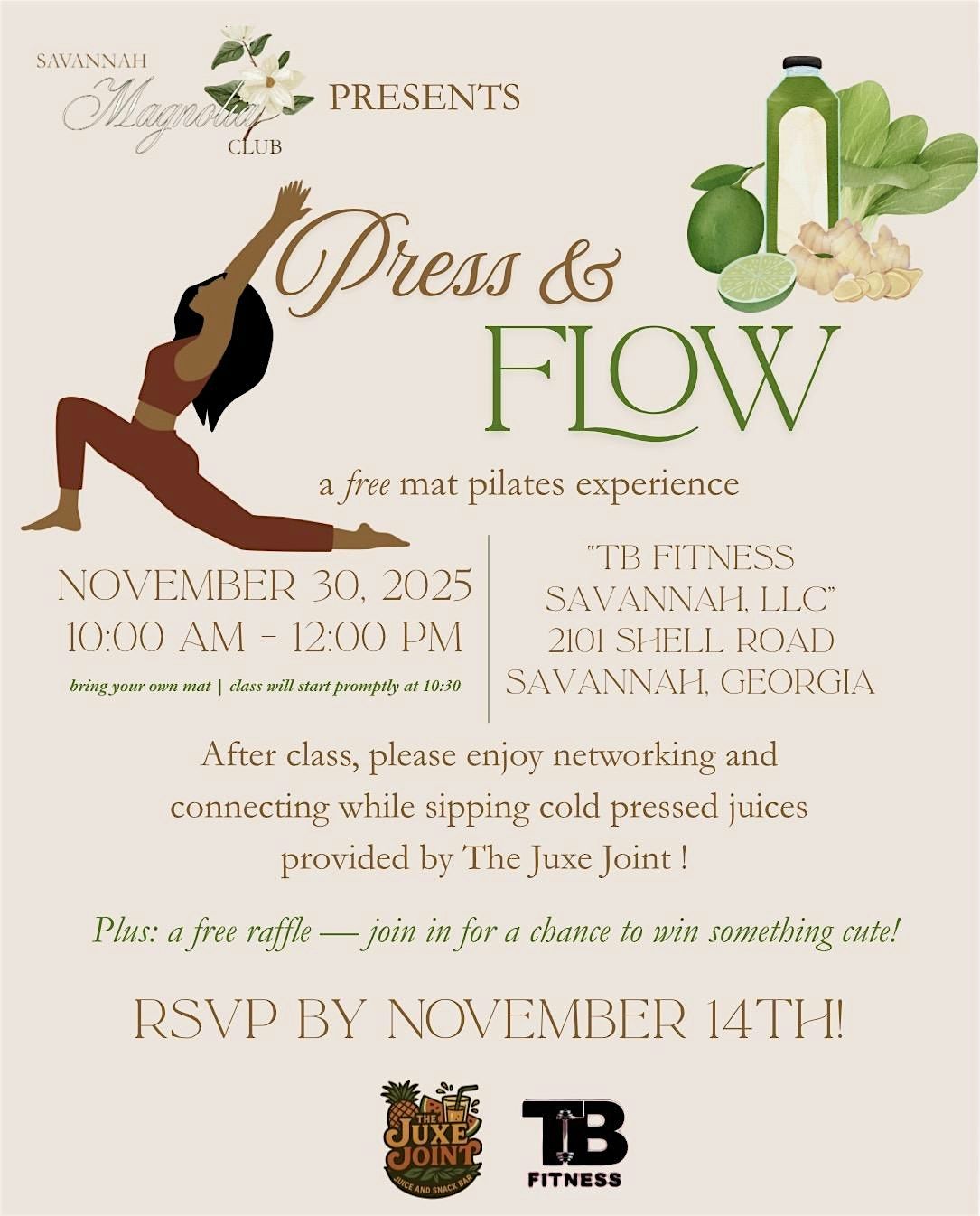 Press and Flow: Free Mat Pilates Experience