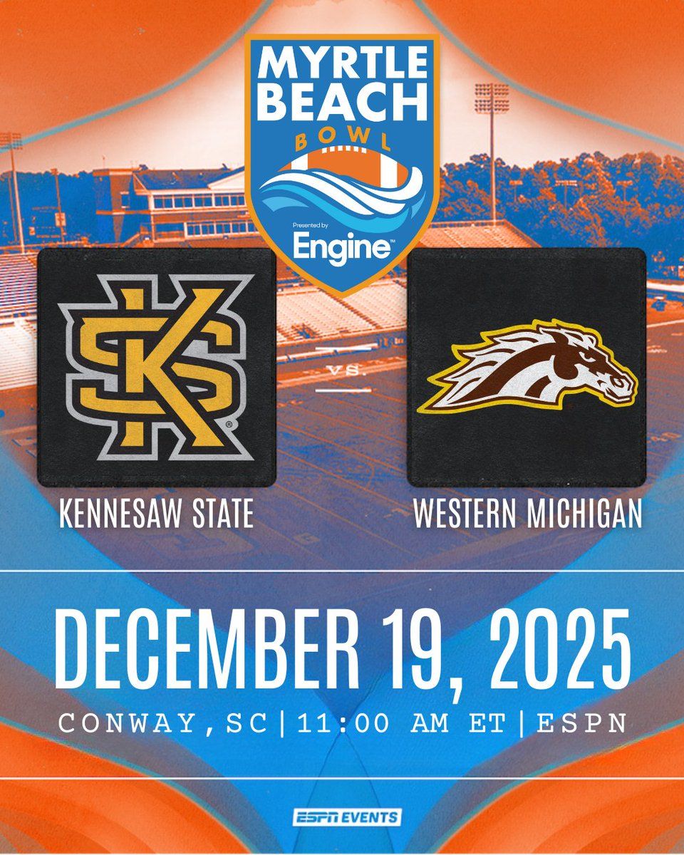 Myrtle Beach Bowl - Kennesaw State vs Western Michigan at Brooks Stadium