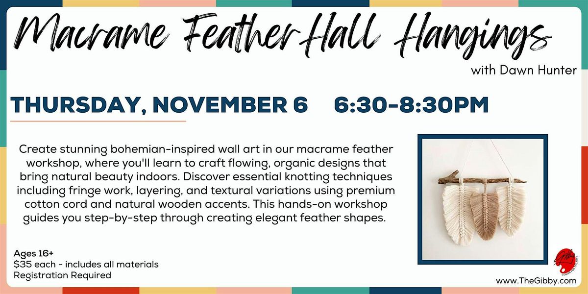 Macrame Feather Wall Hangings