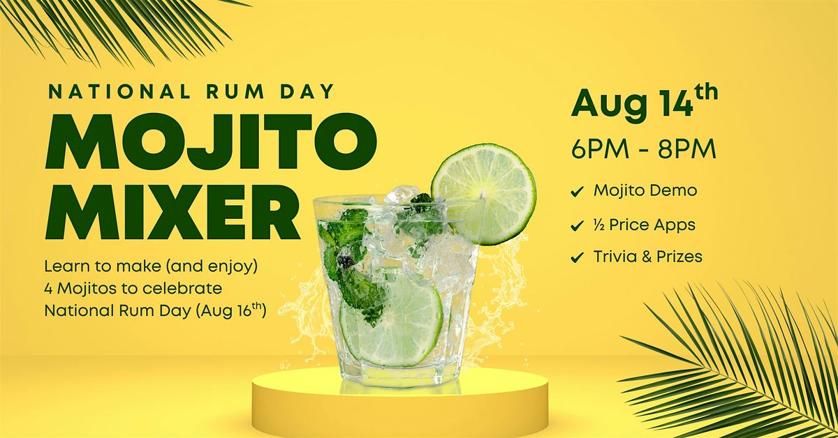 Mojito Mixer - Demonstration and Sampling Event at UNOs Winter Garden